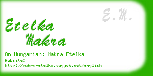 etelka makra business card